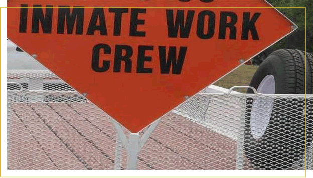 Work Crew Caution Sign